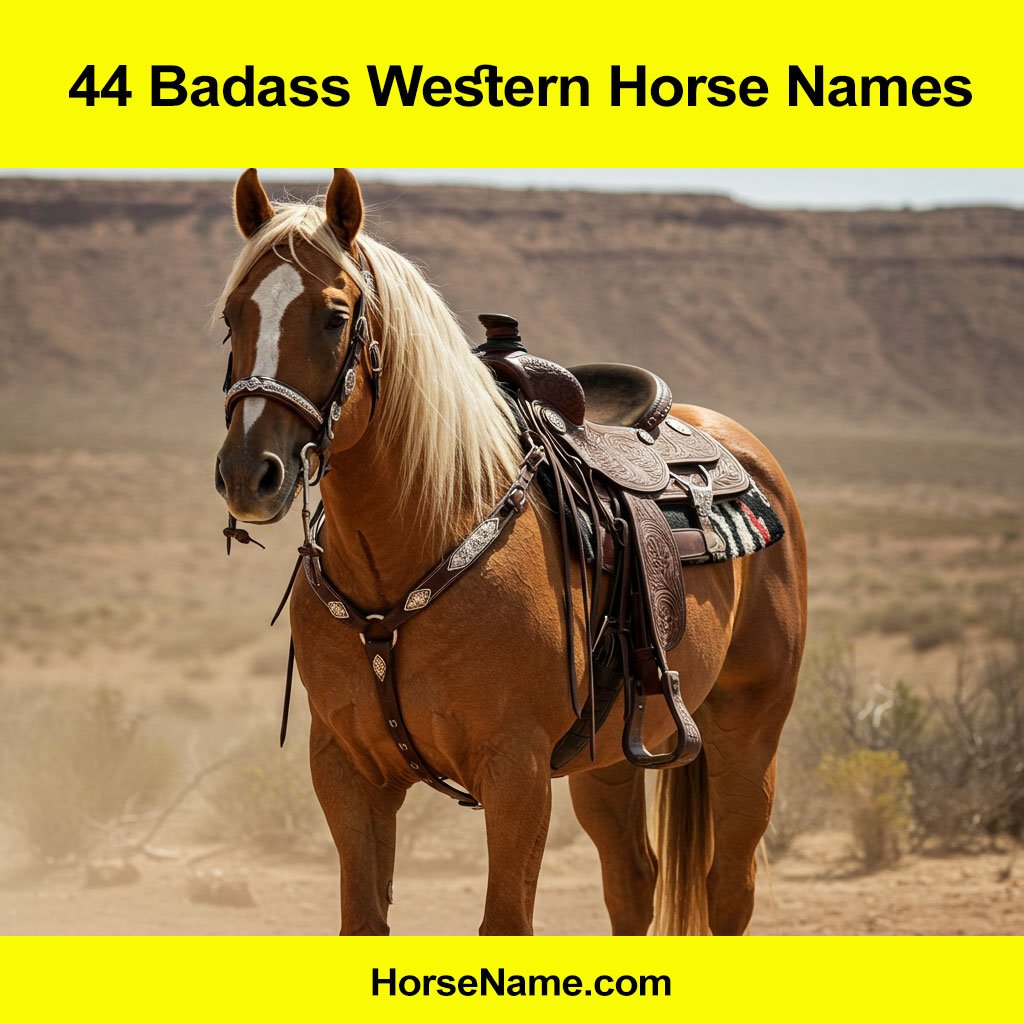 Badass Western Horse